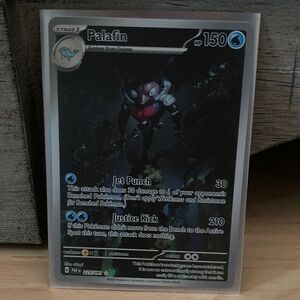 Palafin Trading Card with Black and Gray Design